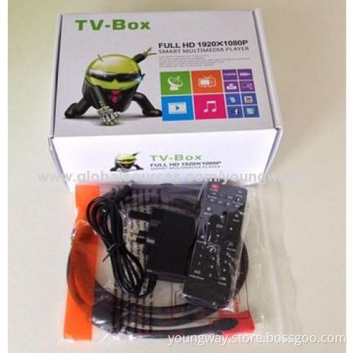 Android Smart TV Box, 1080P HD Video Decoding, Quad Core Wifi TV BoxNew